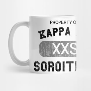 Property of Kappa Nu Soroitity Washed Out Mug